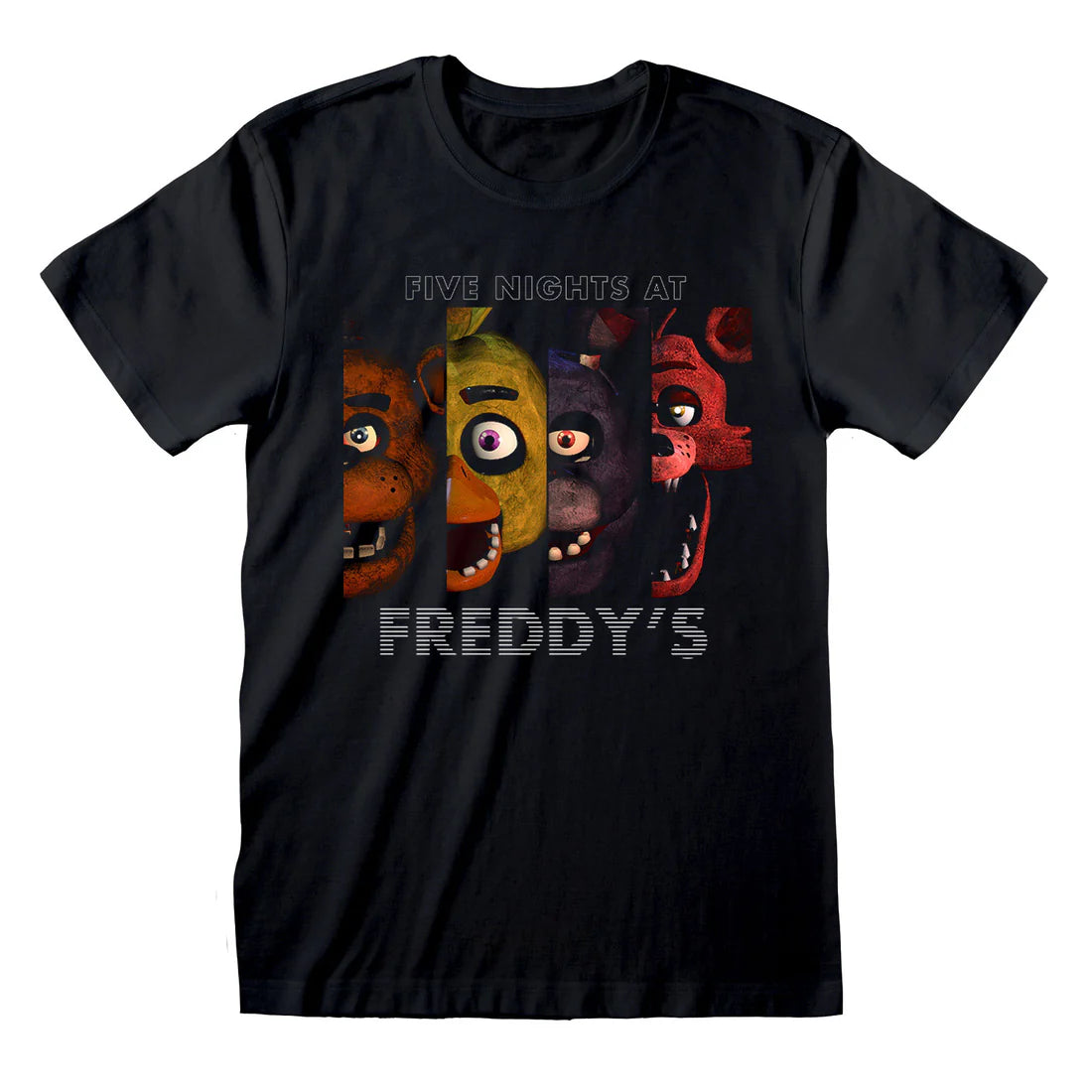 FIVE NIGHTS AT FREDDY'S - PANEL X4 CHARACTER - T-SHIRT
