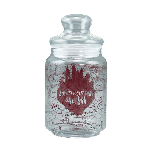 Candy Jar Glass (750ml) - Harry Potter (Marauder's Map)