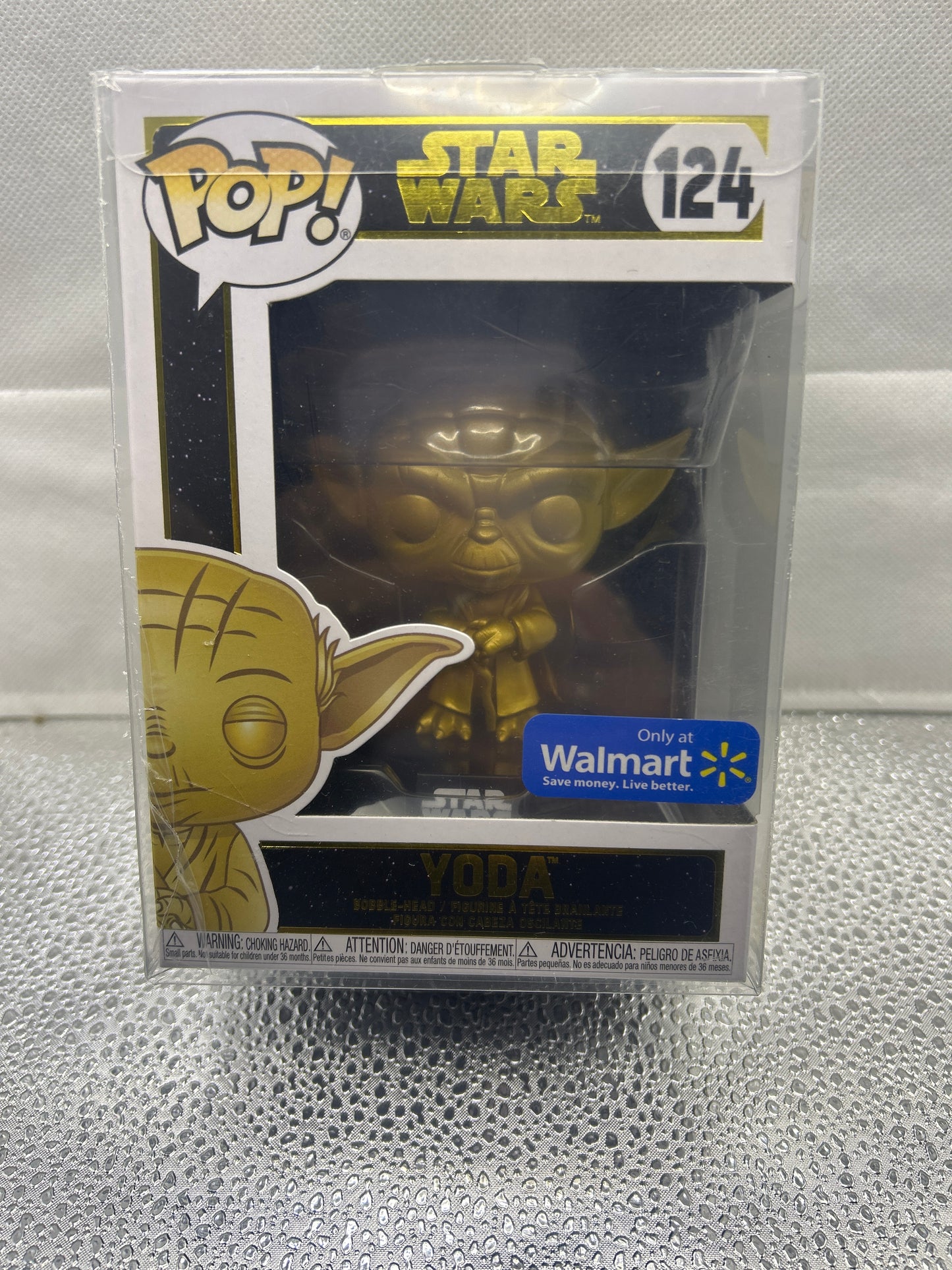 Vaulted Gold Yoda Funko Pop