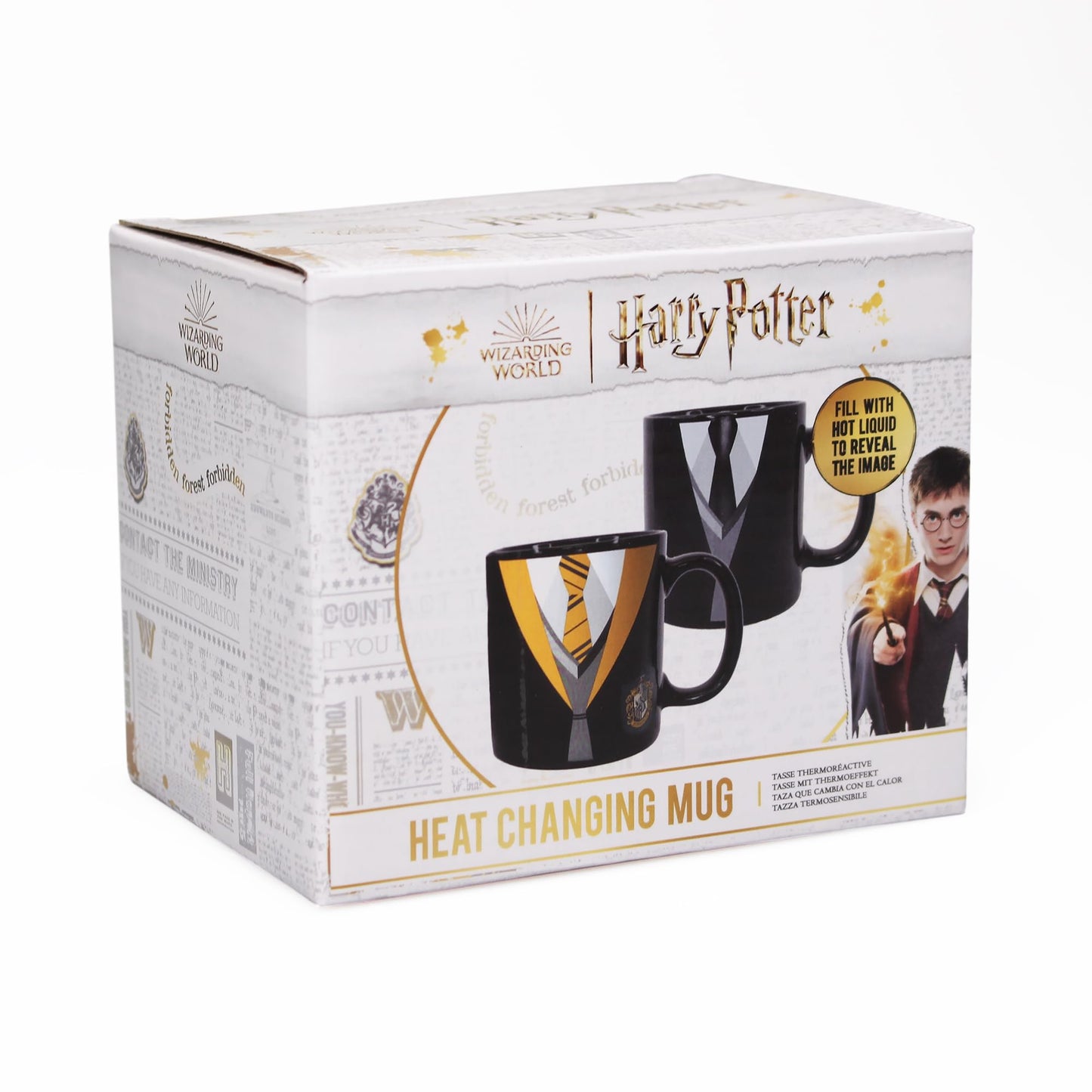 Harry Potter Uniform Heat Changing Mug (Hufflepuff)