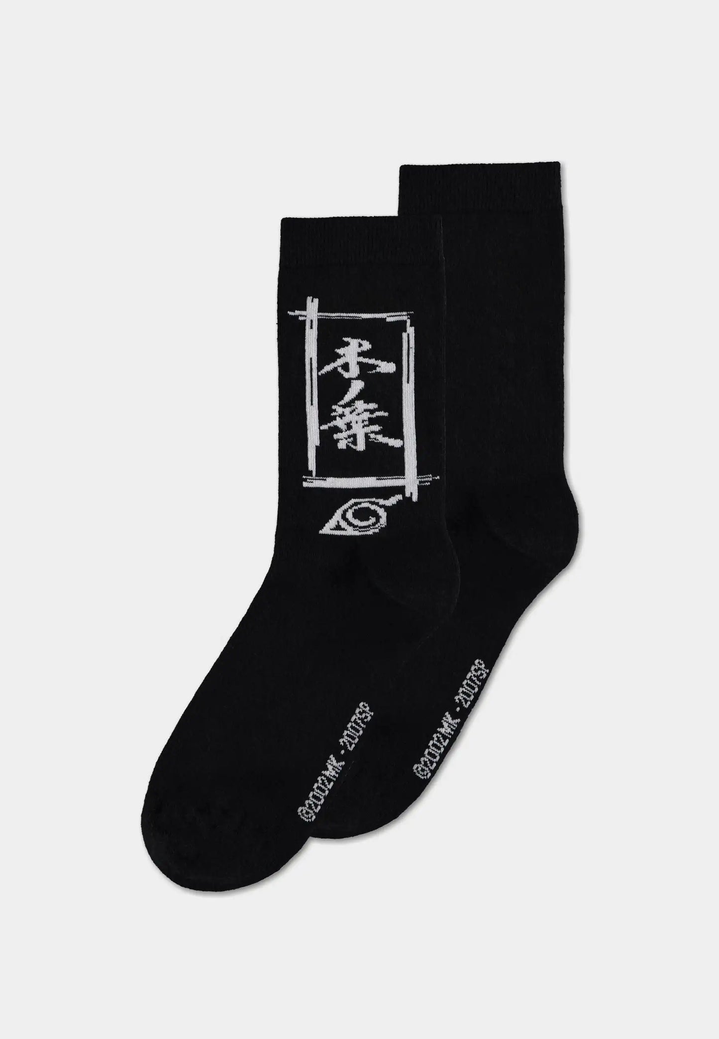 Naruto Shippuden - Sasuke symbol Men's Crew Socks (3Pack)