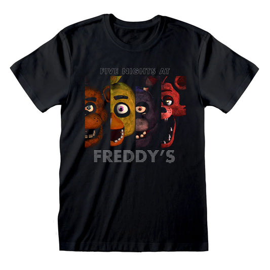 FIVE NIGHTS AT FREDDY'S - PANEL X4 CHARACTER - T-SHIRT