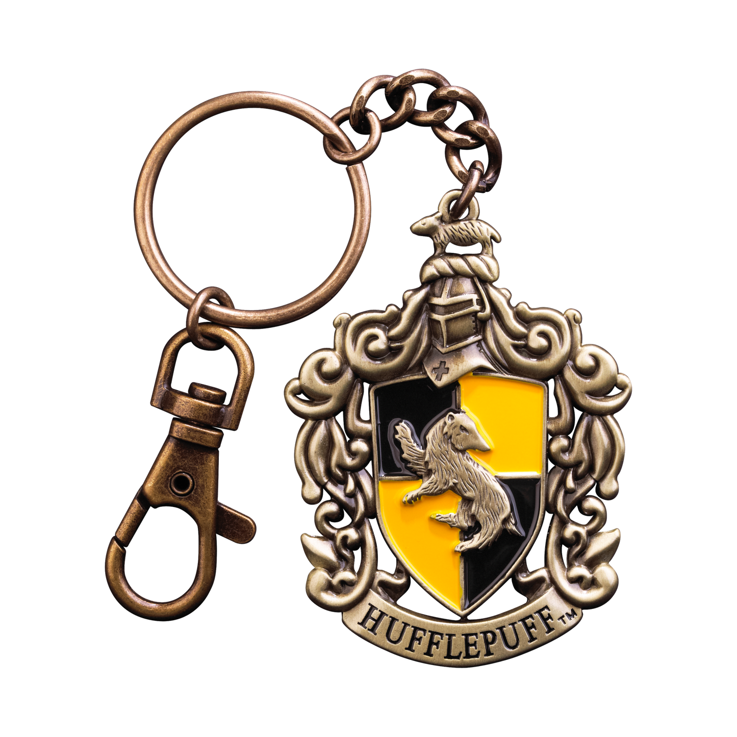 Hufflepuff Crest Keychain