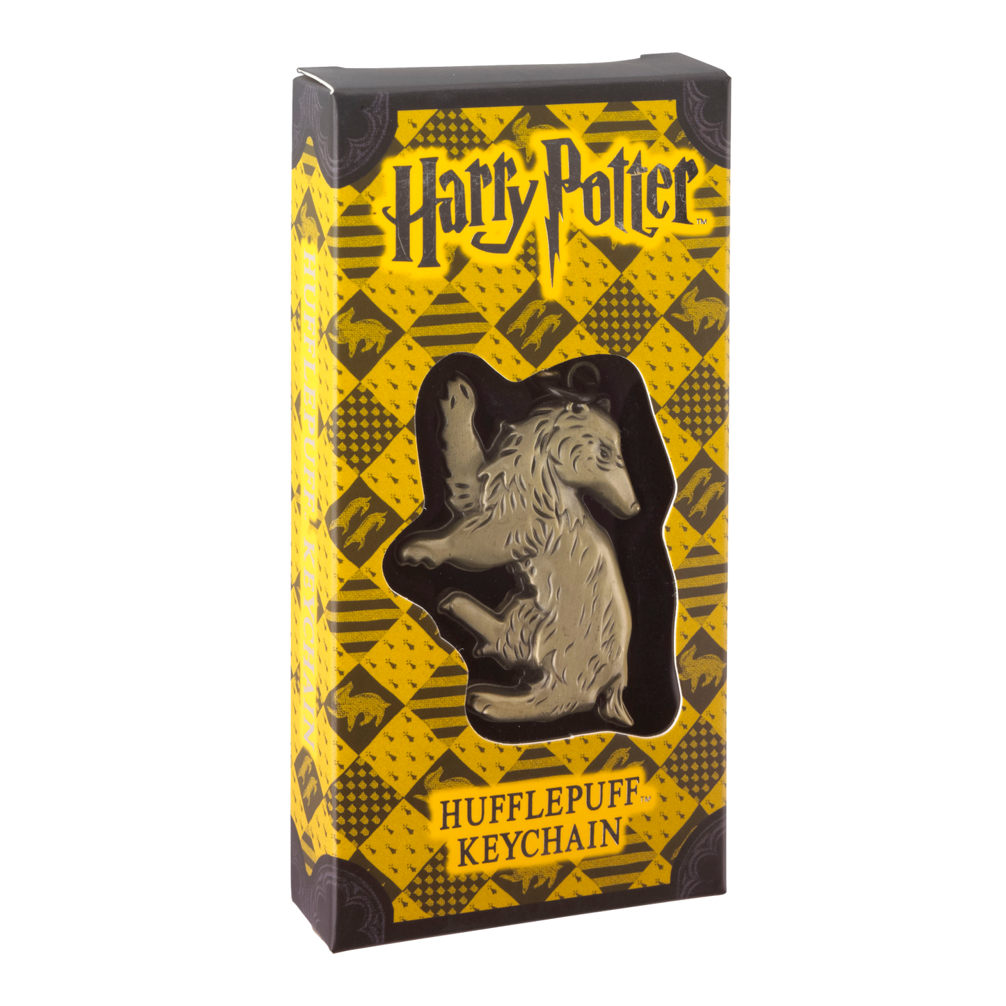 Hufflepuff Shaped Keychain