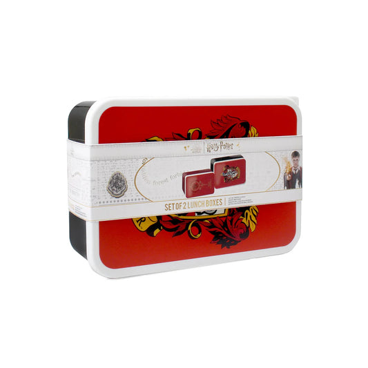 Lunch Box Set of 2 - Harry Potter (Gryffindor)