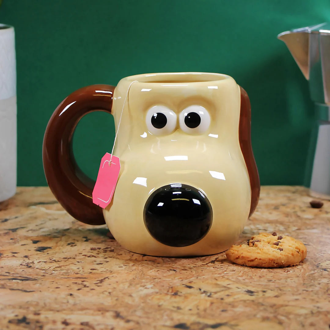 Mug Shaped Boxed - Aardman (Gromit)