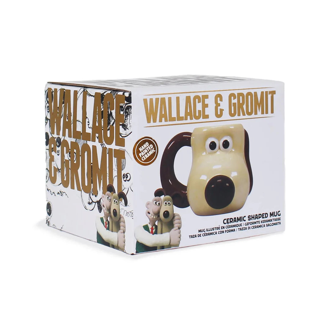 Mug Shaped Boxed - Aardman (Gromit)