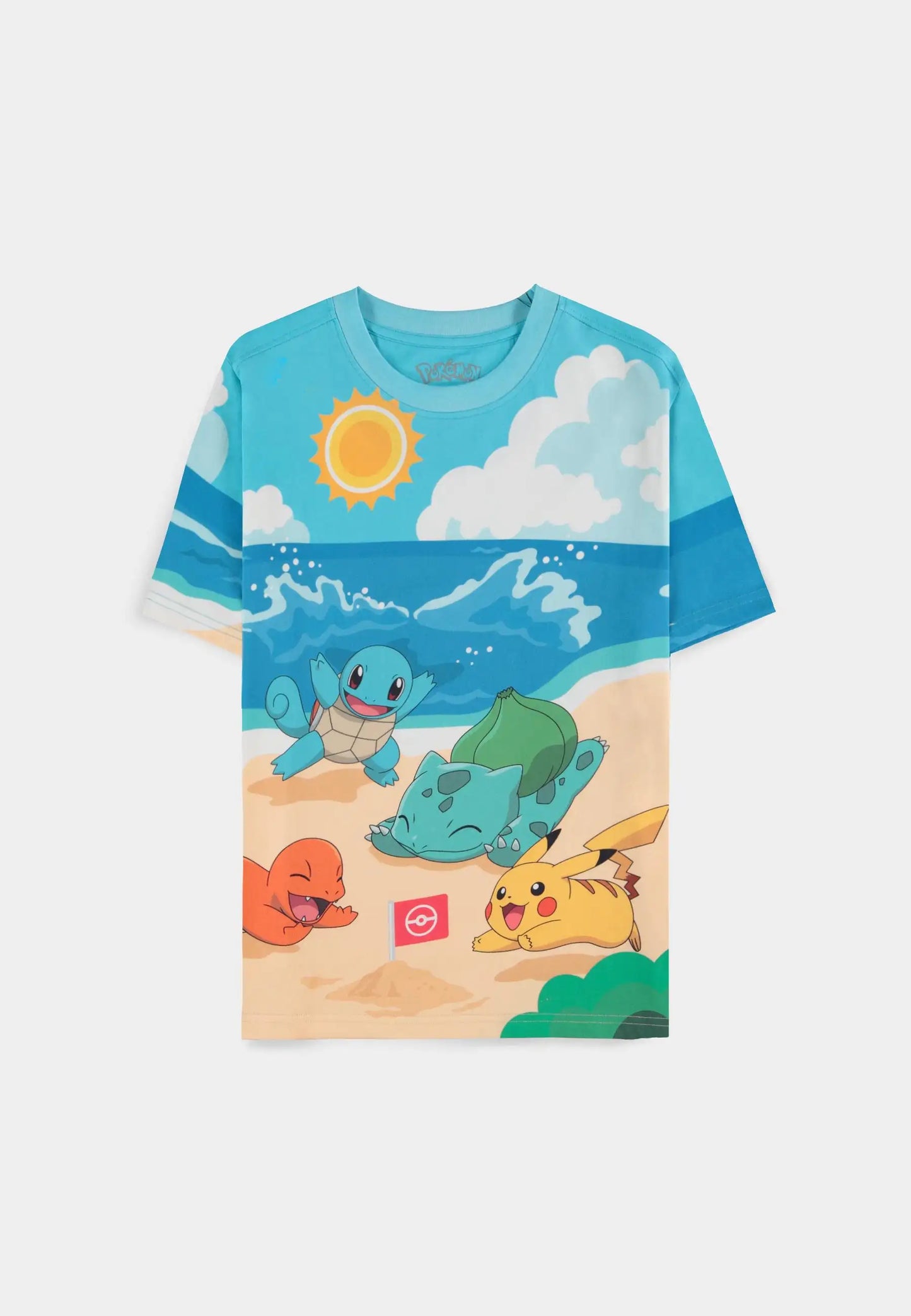 Pokémon - Beach Day - Short Sleeved T-shirt IIII
