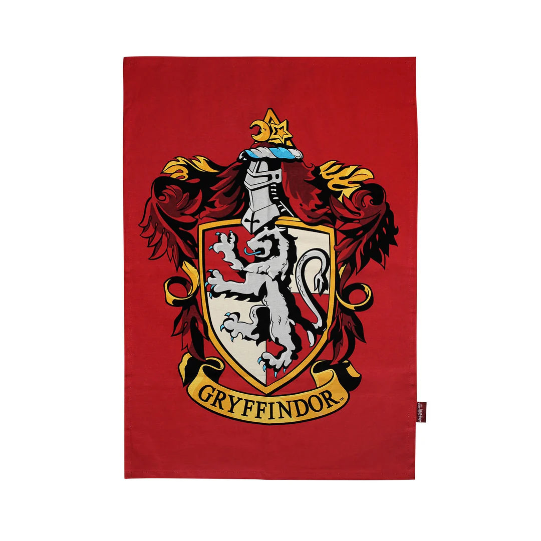 Tea Towel Recycled Cotton - Harry Potter (Gryffindor)
