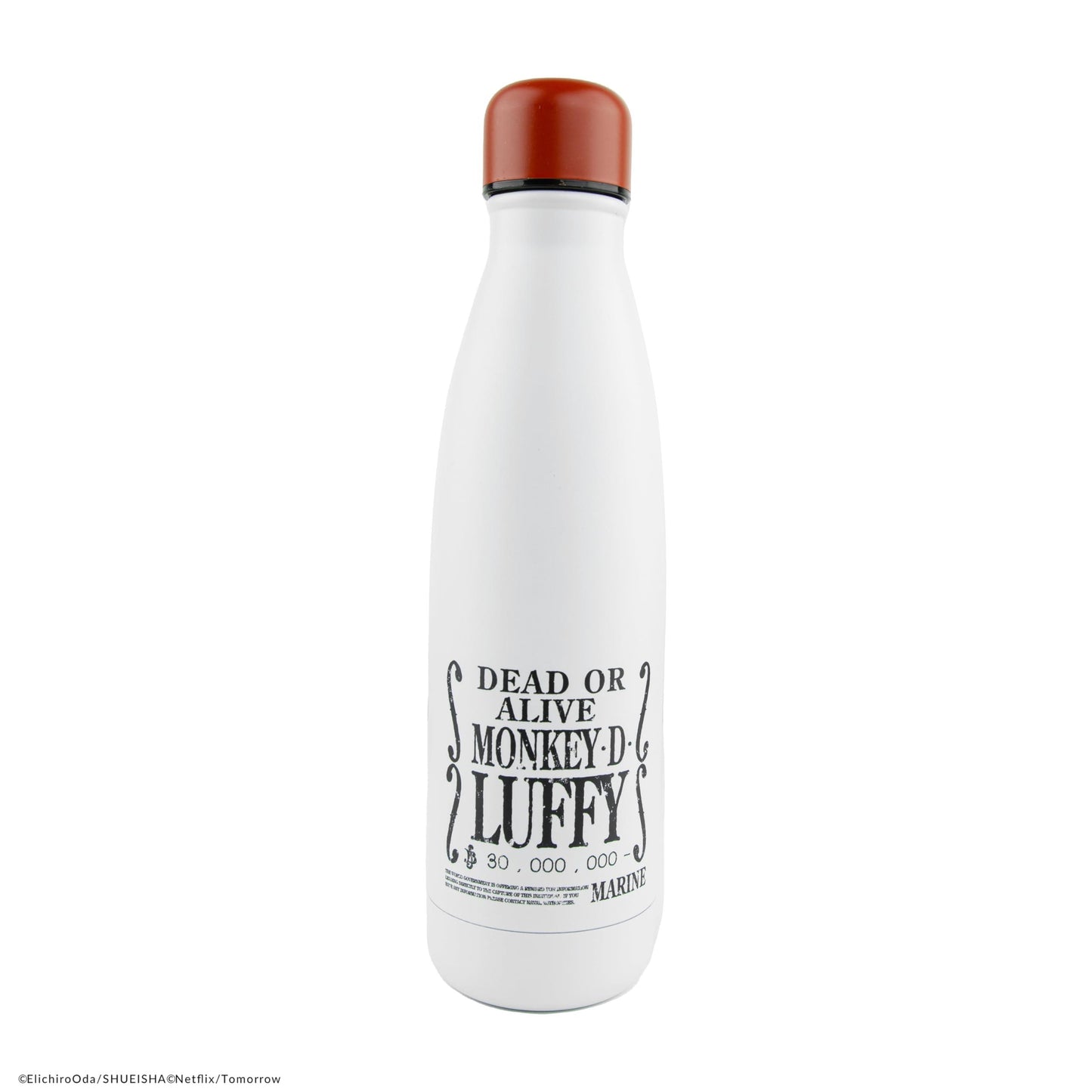 One Piece Wanted Luffy Metal Drinking Bottle
