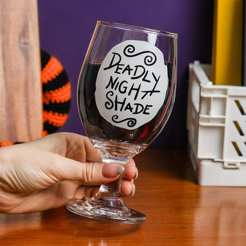 Nightmare Before Christmas Glow in the Dark Glass